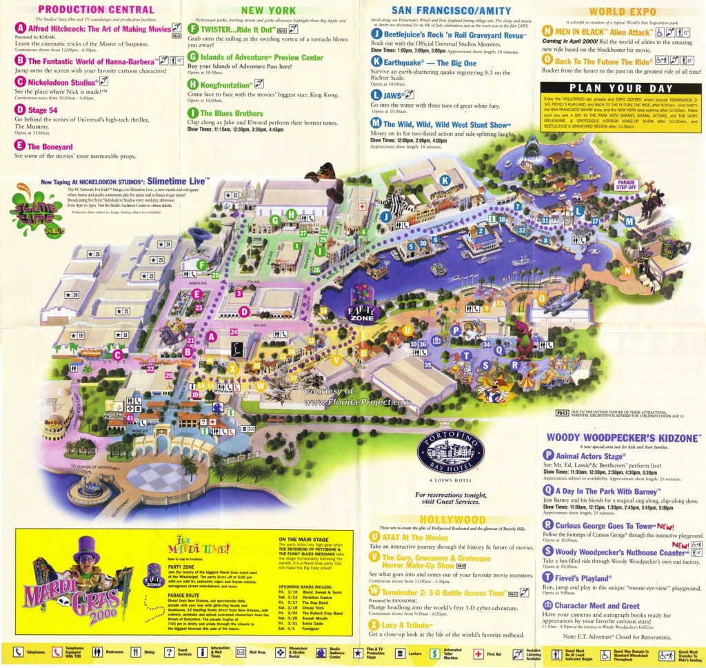 Universal Studios Florida Guidemaps - 2000 - 1991 - Page 3 - Universal Parks Florida Map