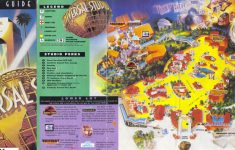 Universal Studios Hollywood | Universal Studios Hollywood – 1996 Map - Universal Studios California Map Of Park