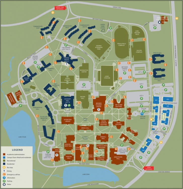 California University Of Pa Campus Map