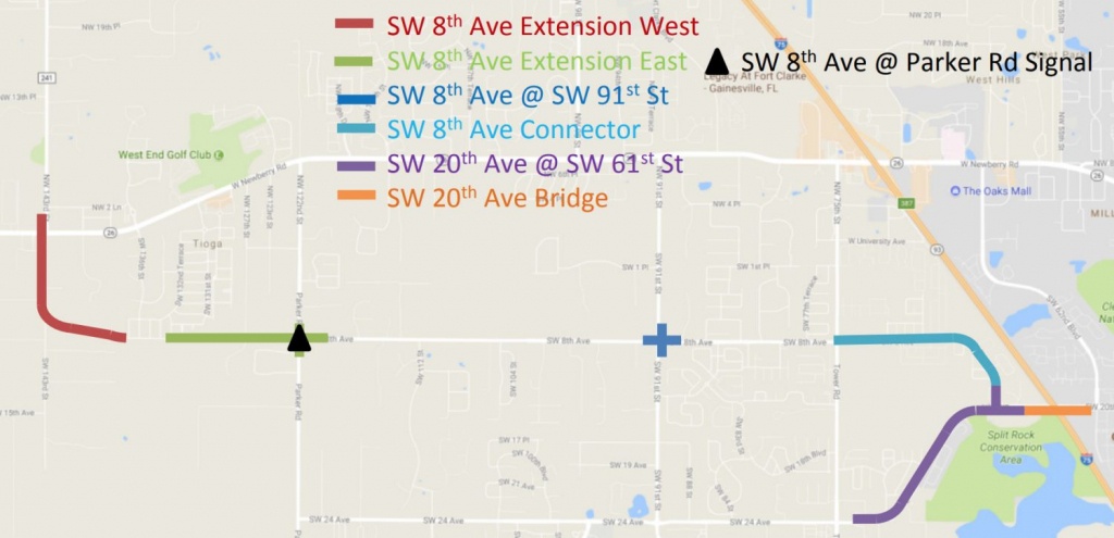 Untold Florida: Why Isn&amp;#039;t Sw 8Th Avenue Near Tioga Open Yet? – Wuft News - Map Of Gainesville Florida Area