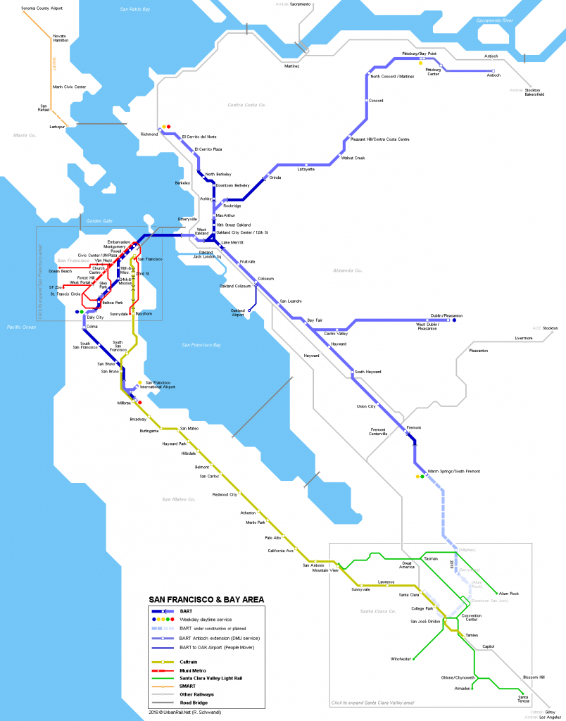Urbanrail &amp;gt; North America &amp;gt; Usa &amp;gt; California &amp;gt; San Francisco - Milpitas California Map