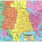 Us Map According To Timezone New Printable United States Map With   Printable Us Timezone Map With State Names