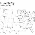 Us Map Outline With States Blank Refrence Blank Us State Map   Blank Us Map With State Outlines Printable