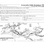 Us Map Skills Worksheets Free Map Skills Worksheet Worksheets For   Map Skills Quiz Printable