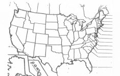 Us Map Unlabeled - Climatejourney - Blank Us Map Quiz Printable