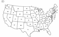 Us Map W State Abbreviations Usa Map Awesome United States Map Blank - Printable Map Of Usa With State Abbreviations