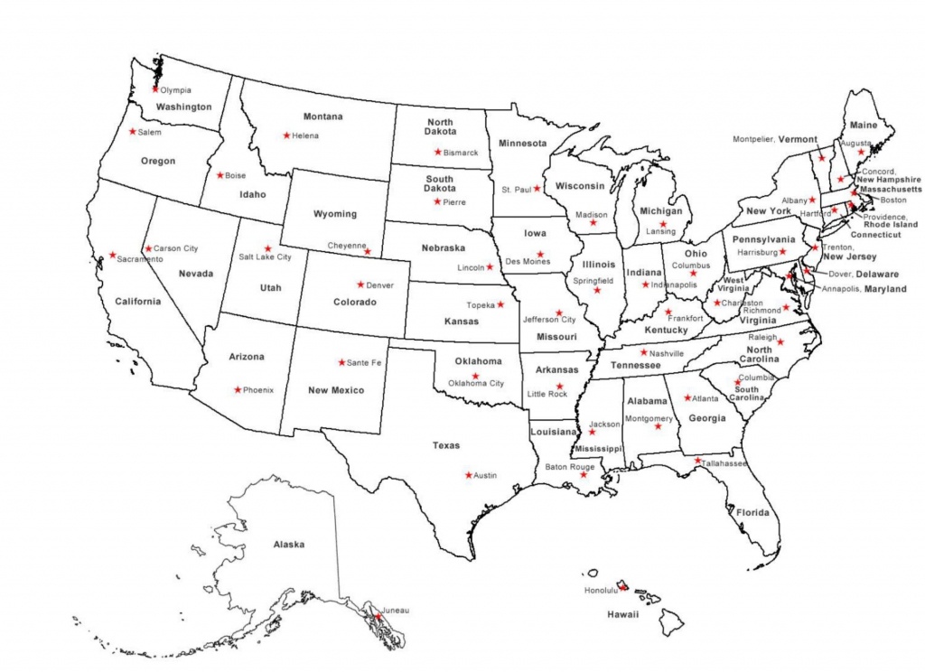 Us Map W State Abbreviations Usa Map Us State Map With Major Cities - Printable Map Of Usa With State Abbreviations