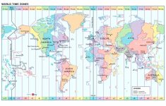 Us Map With Time Zone Lines World Longitude And Clock | Original - Printable Time Zone Map For Kids