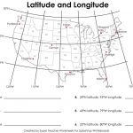 Us Maps Longitude Latitude Usa Lat Long Map Inspirational World Map   World Map Latitude Longitude Printable