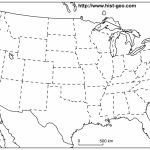 Us States Blank Map (48 States)   Printable Usa Map Outline