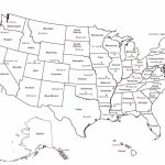 Us States Outline Map Quiz Fresh Western United Save Capitals   United States Map States And Capitals Printable Map