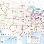 Usa Road Network Map | Travel And Architecture | Interstate Highway   United States Road Map Printable