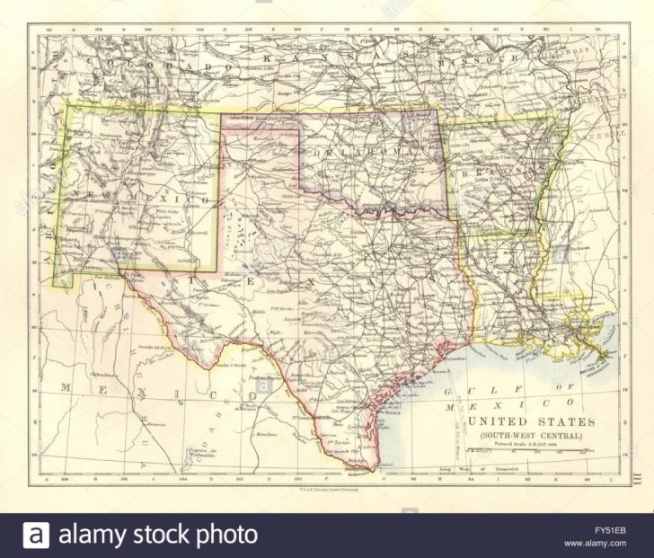Map Of North Texas And Oklahoma