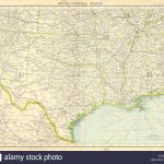 Usa : Texas Louisiane Du Sud Tennessee Arkansas Mississippi   Texas Arkansas Map