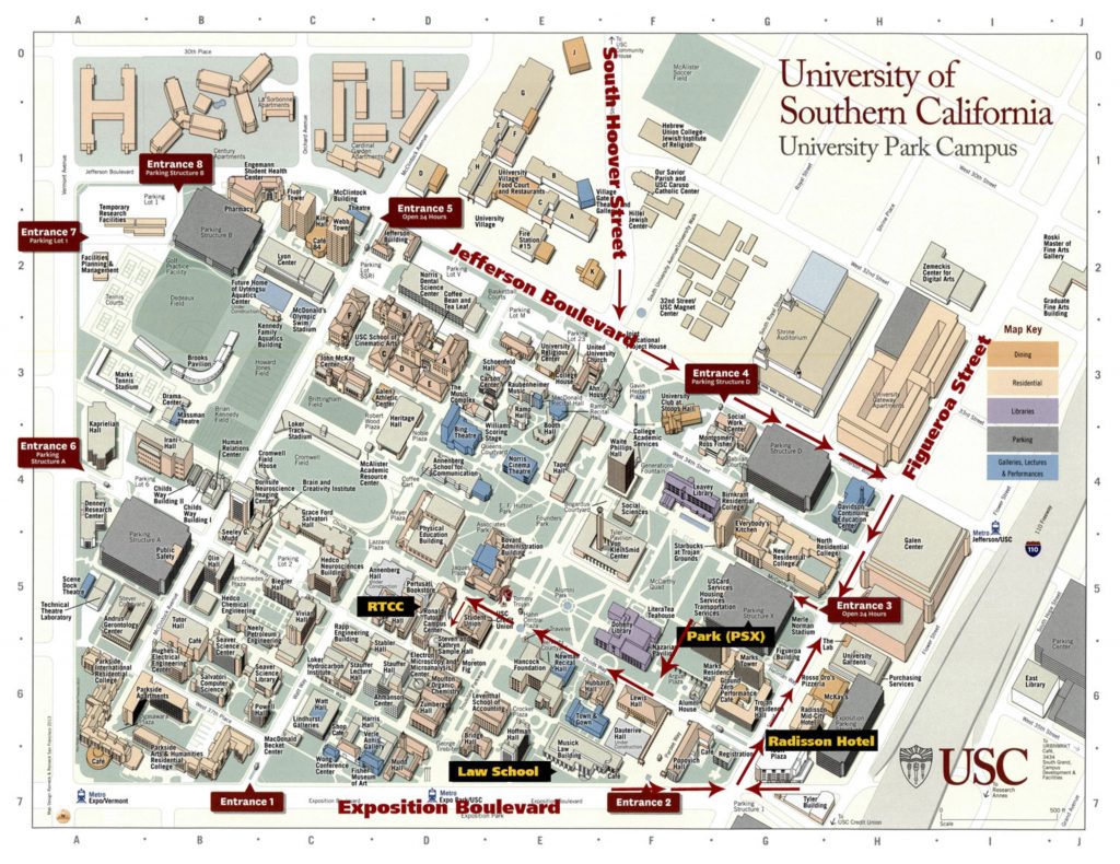 Usc Campus Map – Goletapublishing - Usc Campus Map Printable ...