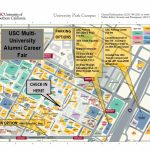 Usc Multi University Alumni Career Fair Parking Map | Career Center   University Of Southern California Map