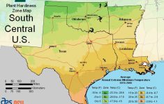 Usda Plant Hardiness Zone Mapsregion - Texas Planting Zones Map