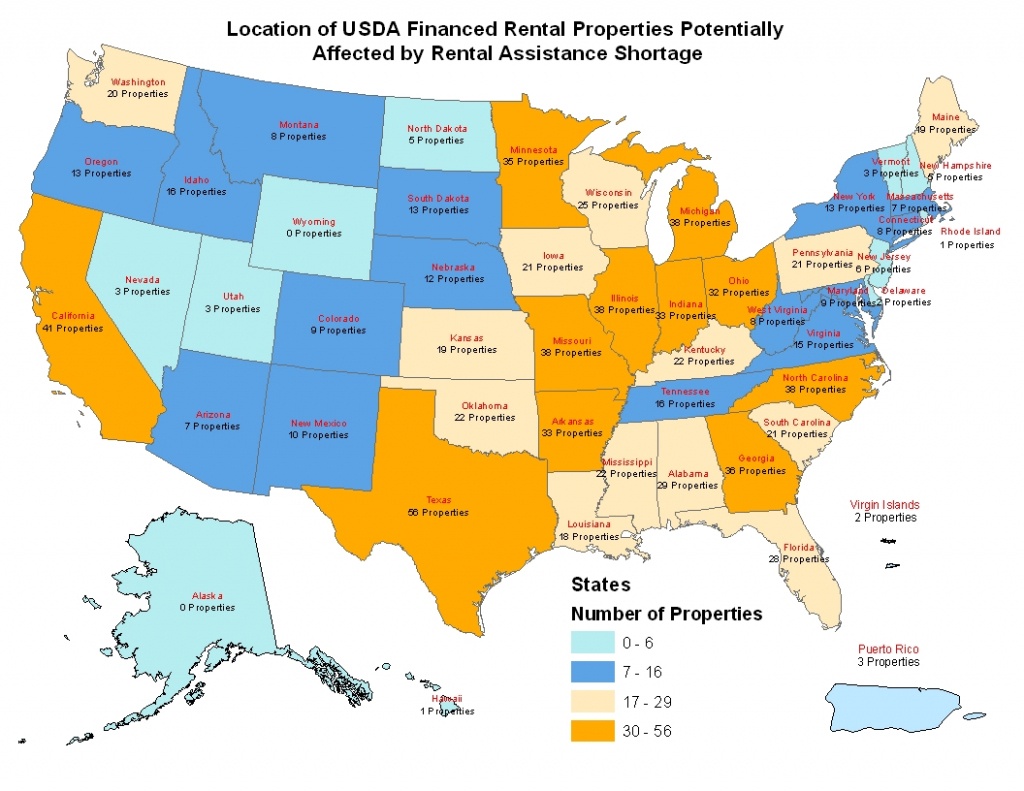 Usda Rural Development Notifies Rural Rental Housing Borrowers - Usda Loan Map California