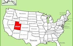 Utah State Maps | Usa | Maps Of Utah (Ut) - Utah State Map Printable