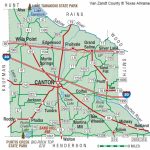 Van Zandt County | The Handbook Of Texas Online| Texas State   Canton Texas Map
