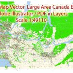 Vancouver Pdf Map Large Long Area Canada In Layers Editable Adobe Pdf   Printable Map Of Vancouver
