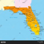 Vector Color Map Vector & Photo (Free Trial) | Bigstock   Big Map Of Florida