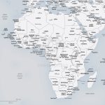 Vector Map Of Africa In Minimalist Style | One Stop Map   Printable Map Of Africa With Countries