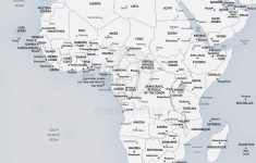 Vector Map Of Africa In Minimalist Style | One Stop Map - Printable Map Of Africa With Countries