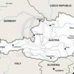 Vector Map Of Austria Political | One Stop Map   Printable Map Of Austria