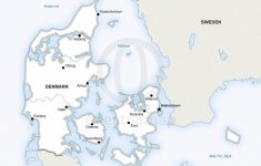 Vector Map Of Denmark Political | One Stop Map - Printable Map Of Denmark