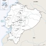 Vector Map Of Ecuador Political | One Stop Map   Printable Map Of Ecuador