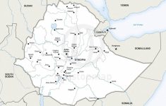 Vector Map Of Ethiopia Political | One Stop Map - Printable Map Of Ethiopia