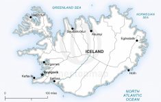 Vector Map Of Iceland Political | One Stop Map - Free Printable Map Of Iceland