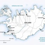 Vector Map Of Iceland Political | One Stop Map   Printable Map Of Iceland