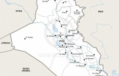 Vector Map Of Iraq Political | One Stop Map - Printable Map Of Iraq