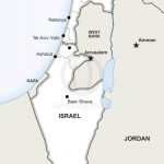 Vector Map Of Israel Political | One Stop Map   Printable Map Of Israel