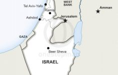 Vector Map Of Israel Political | One Stop Map - Printable Map Of Israel