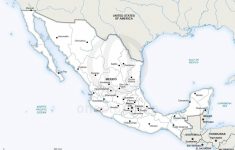 Vector Map Of Mexico Political | One Stop Map - Printable Map Of Mexico