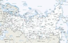 Vector Map Of Russia Political | One Stop Map - Printable Map Of Russia