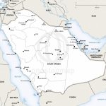 Vector Map Of Saudi Arabia Political | One Stop Map   Printable Map Of Saudi Arabia