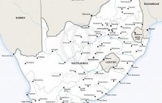 Vector Map Of South Africa Political | One Stop Map - Printable Map Of South Africa