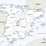 Vector Map Of Spain Political | One Stop Map   Printable Map Of Spain