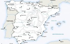 Vector Map Of Spain Political | One Stop Map - Printable Map Of Spain With Cities