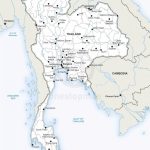 Vector Map Of Thailand Political | One Stop Map   Printable Map Of Thailand