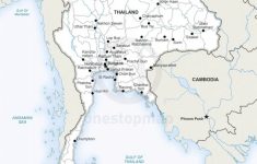 Vector Map Of Thailand Political | One Stop Map - Printable Map Of Thailand