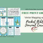 Verse Mapping With Pocket Bible Journal Cards – Bible Journal Love   Verse Mapping Printable