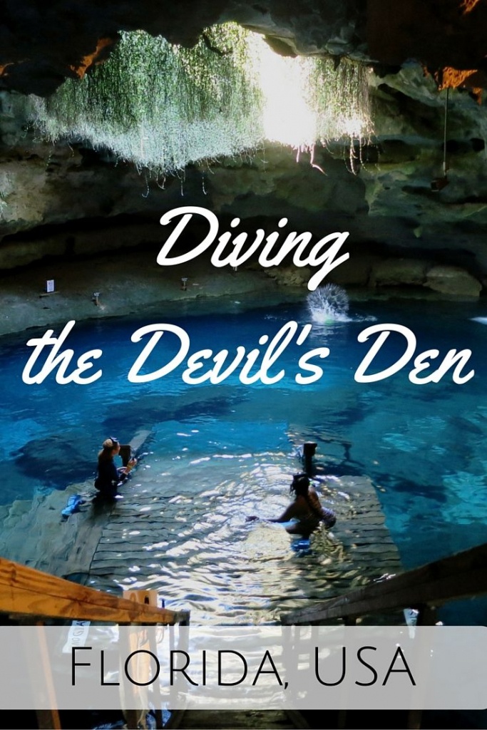 Video] Diving The Devil&amp;#039;s Den, Florida | Diver Down | Scuba Diving - Devil&amp;amp;#039;s Den Florida Map