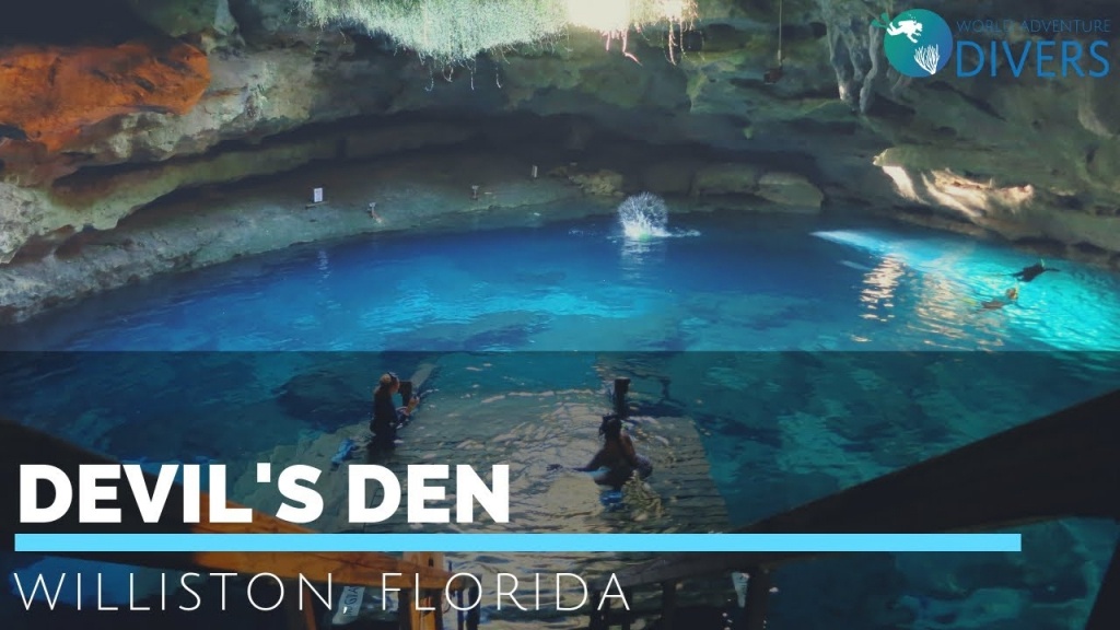 Video] Diving The Devil&amp;#039;s Den, Florida - World Adventure Divers - Devil&amp;amp;#039;s Den Florida Map