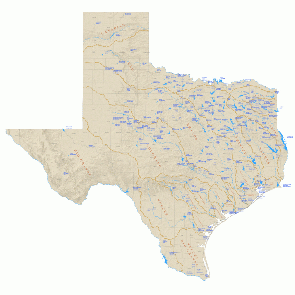 View All Texas Lakes &amp;amp; Reservoirs | Texas Water Development Board - Map Of Northeast Texas Counties