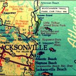 Vintage Map Jacksonville Retro Florida Photograph Print 8X10 | Etsy   Vintage Florida Map